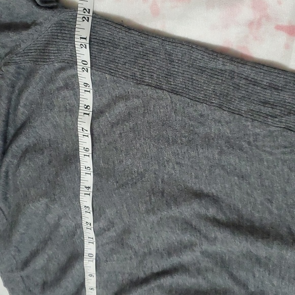 Vince Merino Wool Blend Waterfall Cardigan Gray Size S - Picture 11 of 12